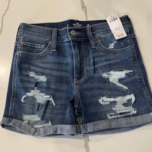 Hollister Women's Mid-Rise Jean Shorts 5” Size 3/26 NWT